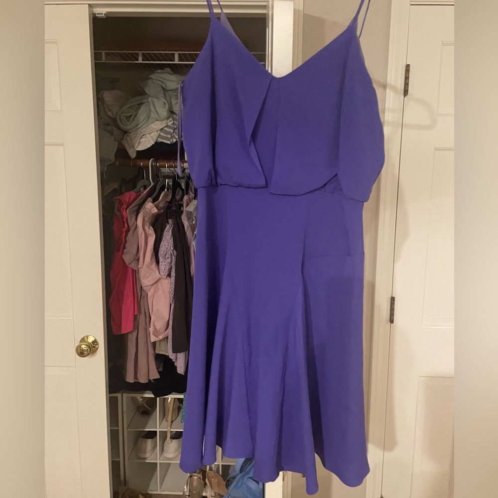 Cece A line dress in beautiful purple, fully lined, size 2